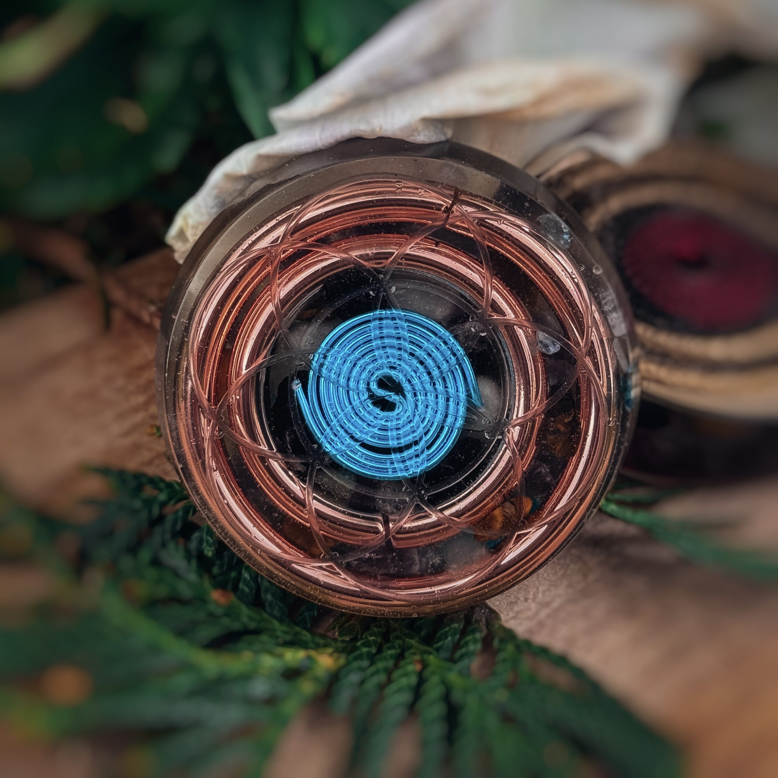 orgoniit-sinine Taskuorgoniit Rose Gold - Image 1